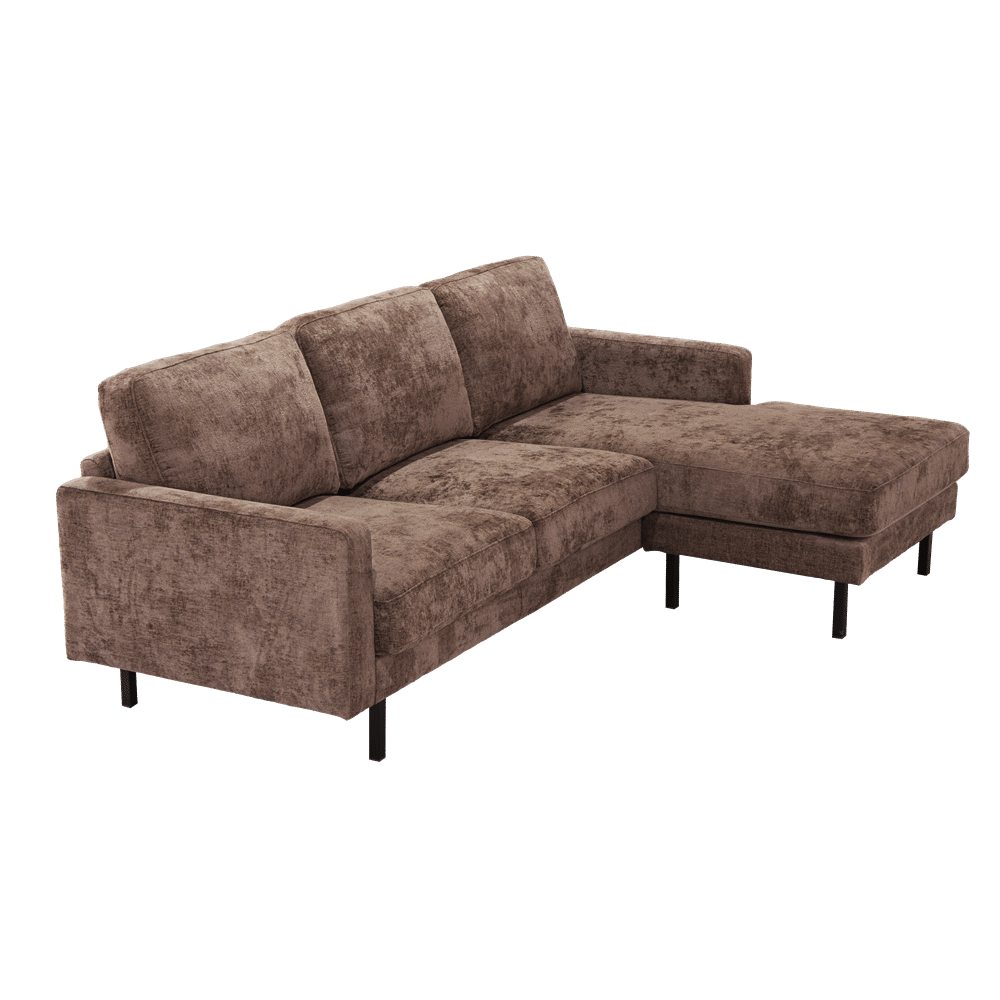 Tower Living Cambridge 2 5-AL/AR + Chaise R/L - Milky 85 brown