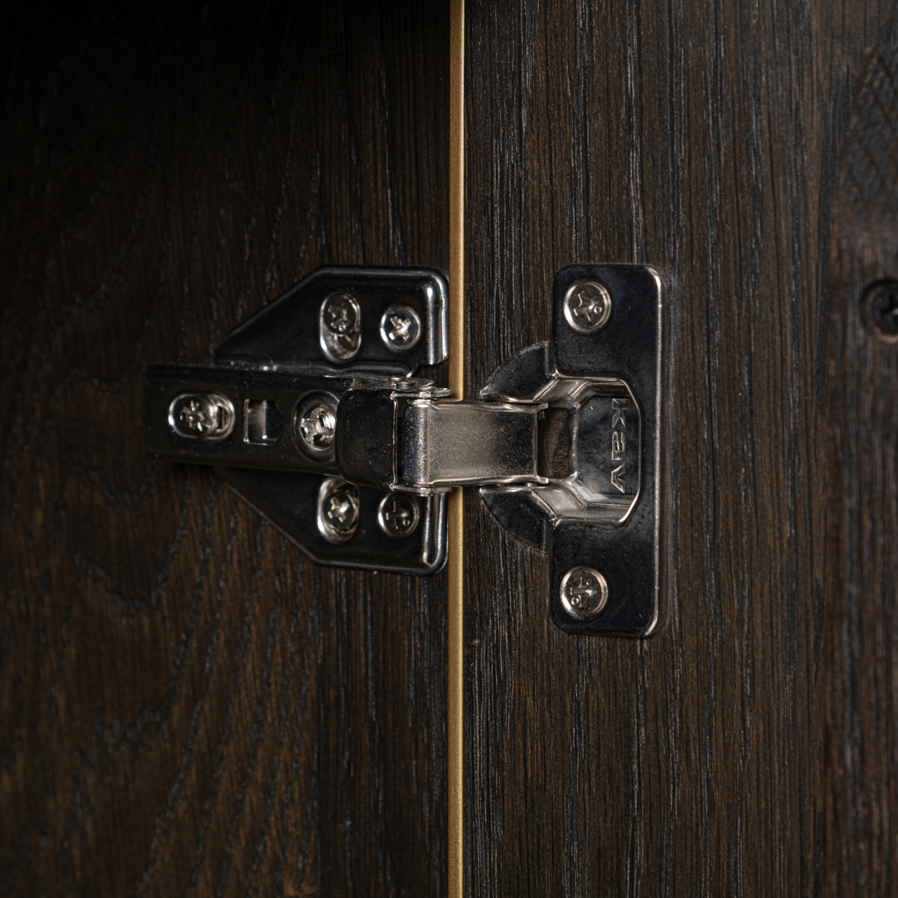 Richmond Interiors Wandkast Carter brown large 4-doors