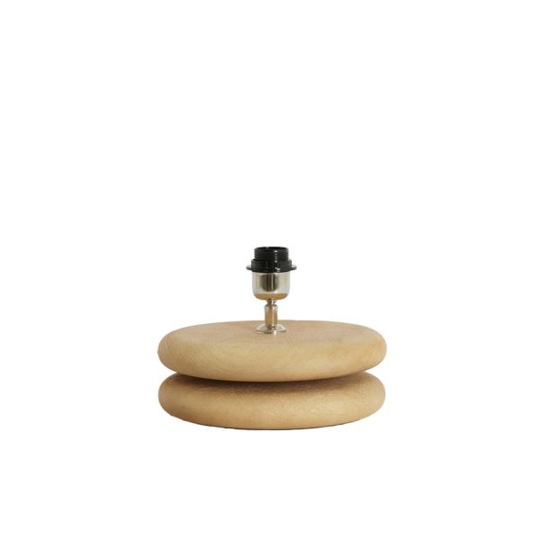 Light & Living Lampvoet Ø25x9 cm EBOLI hout mat naturel