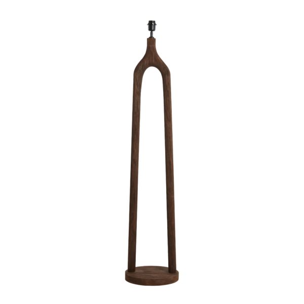 Light & Living Vloerlamp Ø30x135 cm XITTA hout mat donker bruin