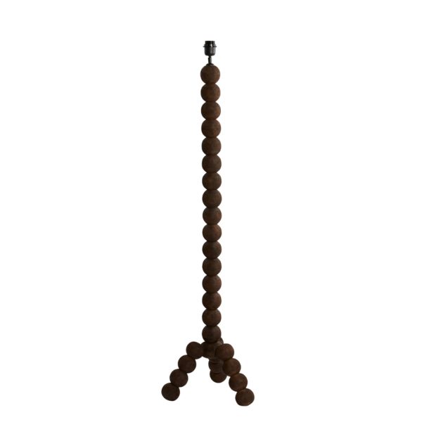 Light & Living Vloerlamp 35x35x130 cm VEGLIO hout mat donker bruin