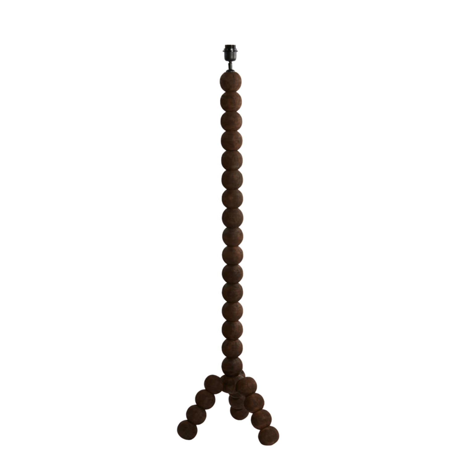 Light & Living Vloerlamp 35x35x130 cm VEGLIO hout mat donker bruin