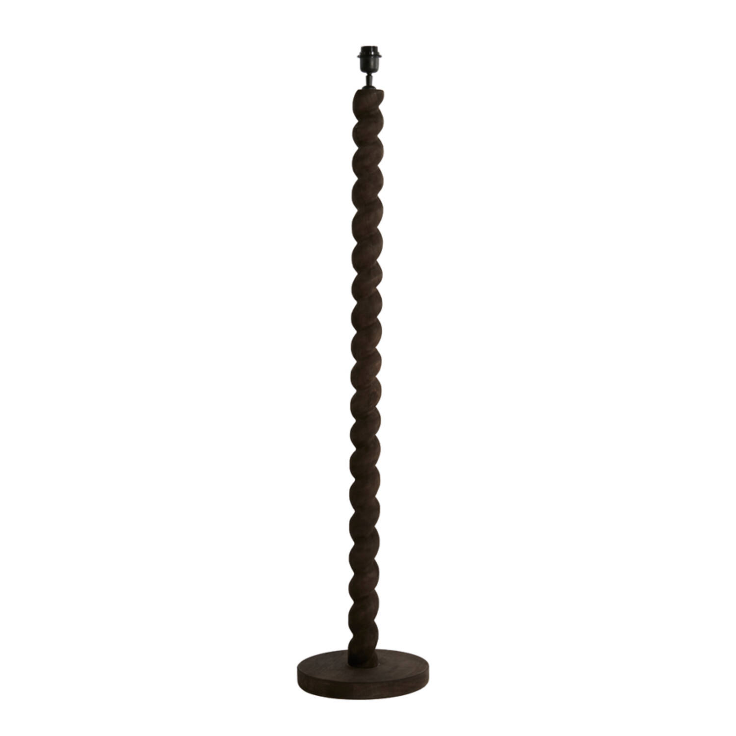 Light & Living Vloerlamp Ø30x138 cm NANNO hout mat grijs-bruin