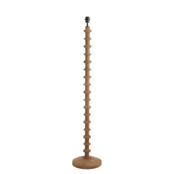Light & Living Vloerlamp Ø30x135 cm CECILY hout mat grijs-bruin