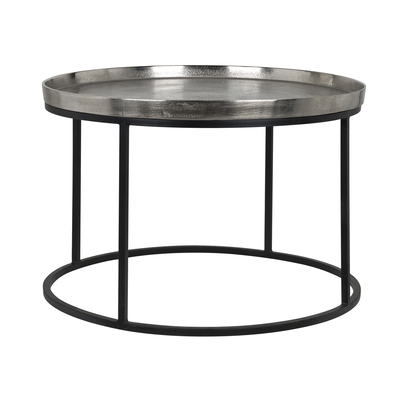 Richmond Interiors Salontafel Lyam silver 70Ø