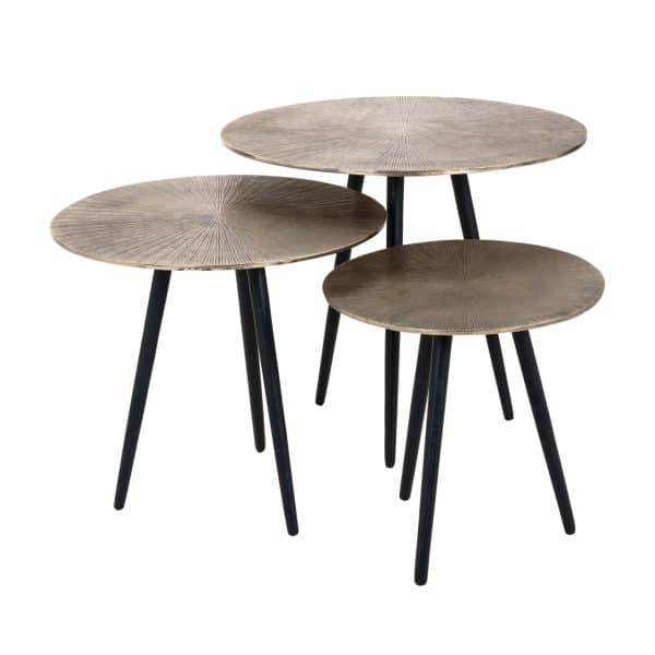 SHOWMODEL Richmond Interiors salontafelset Vittorio set van 3