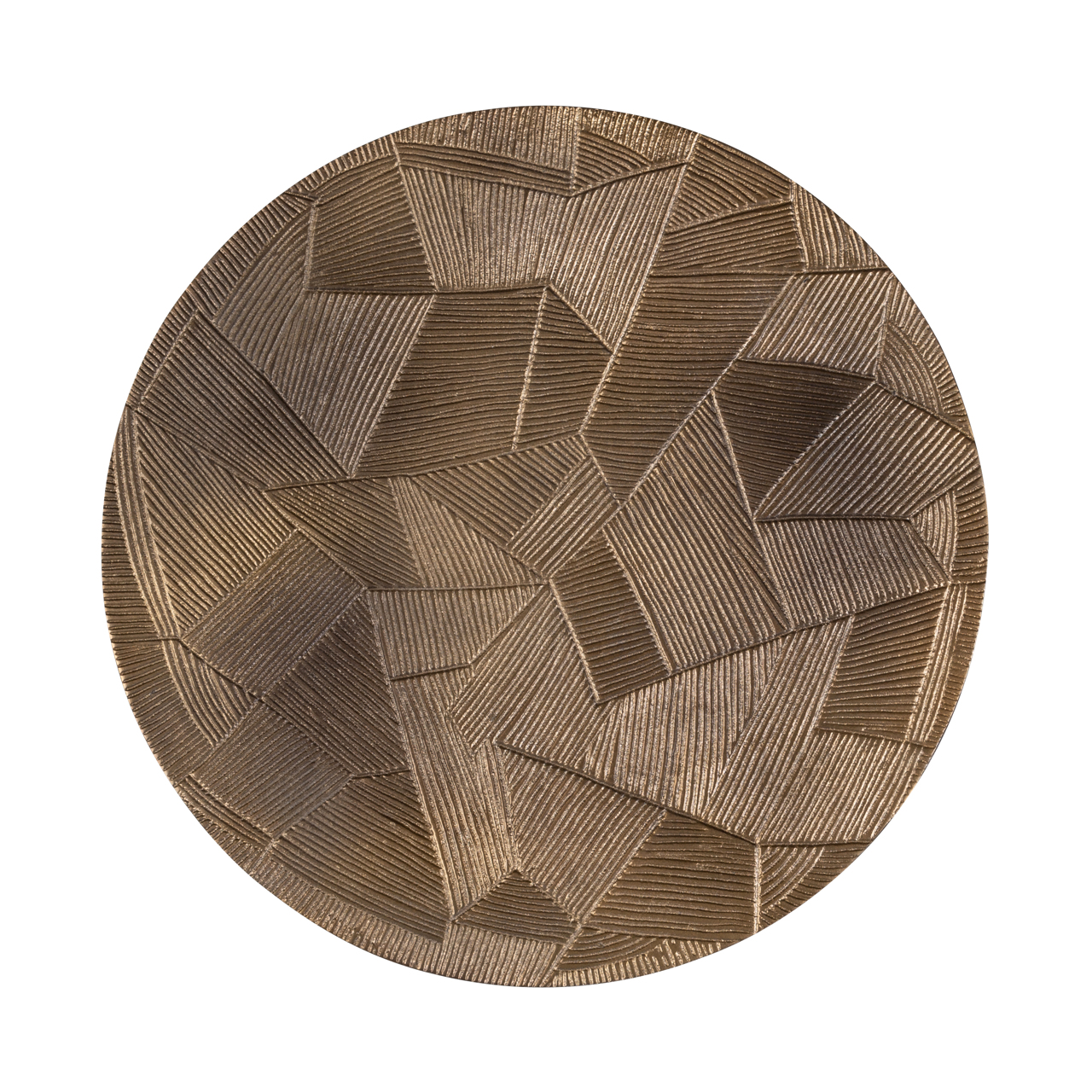 Richmond Interiors Bijzettafel Tulum brushed gold (Set of 2)