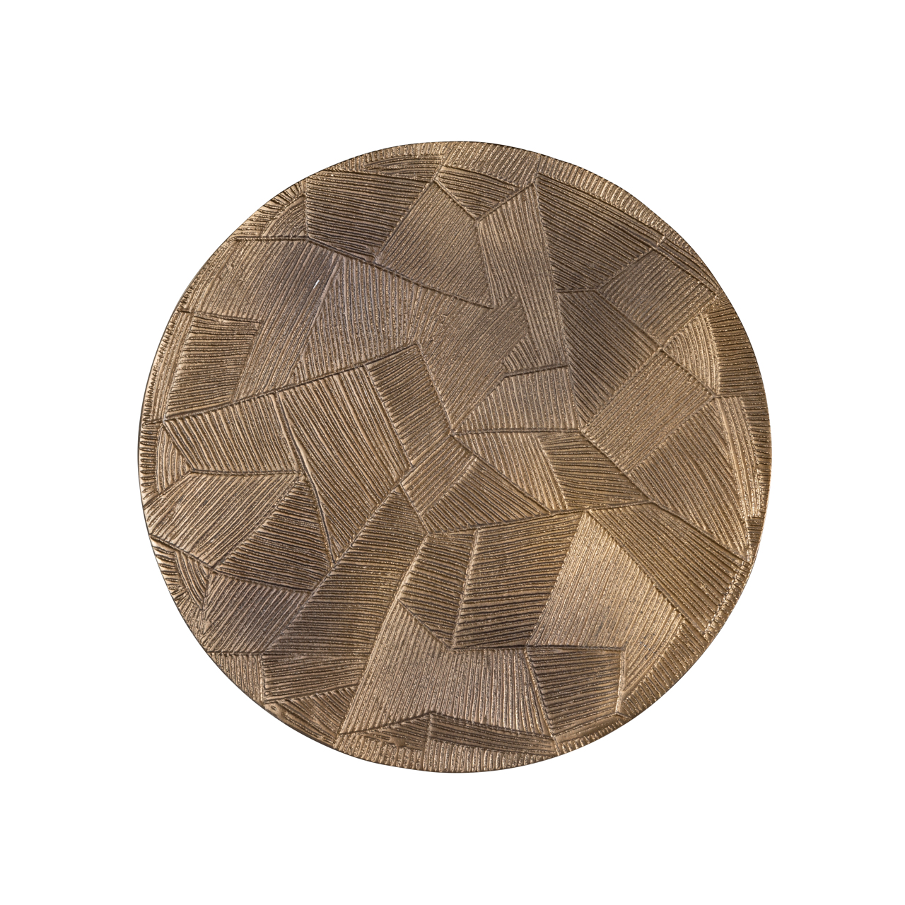 Richmond Interiors Bijzettafel Tulum brushed gold (Set of 2)