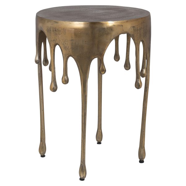 Richmond Interiors Bijzettafel Carly brushed gold
