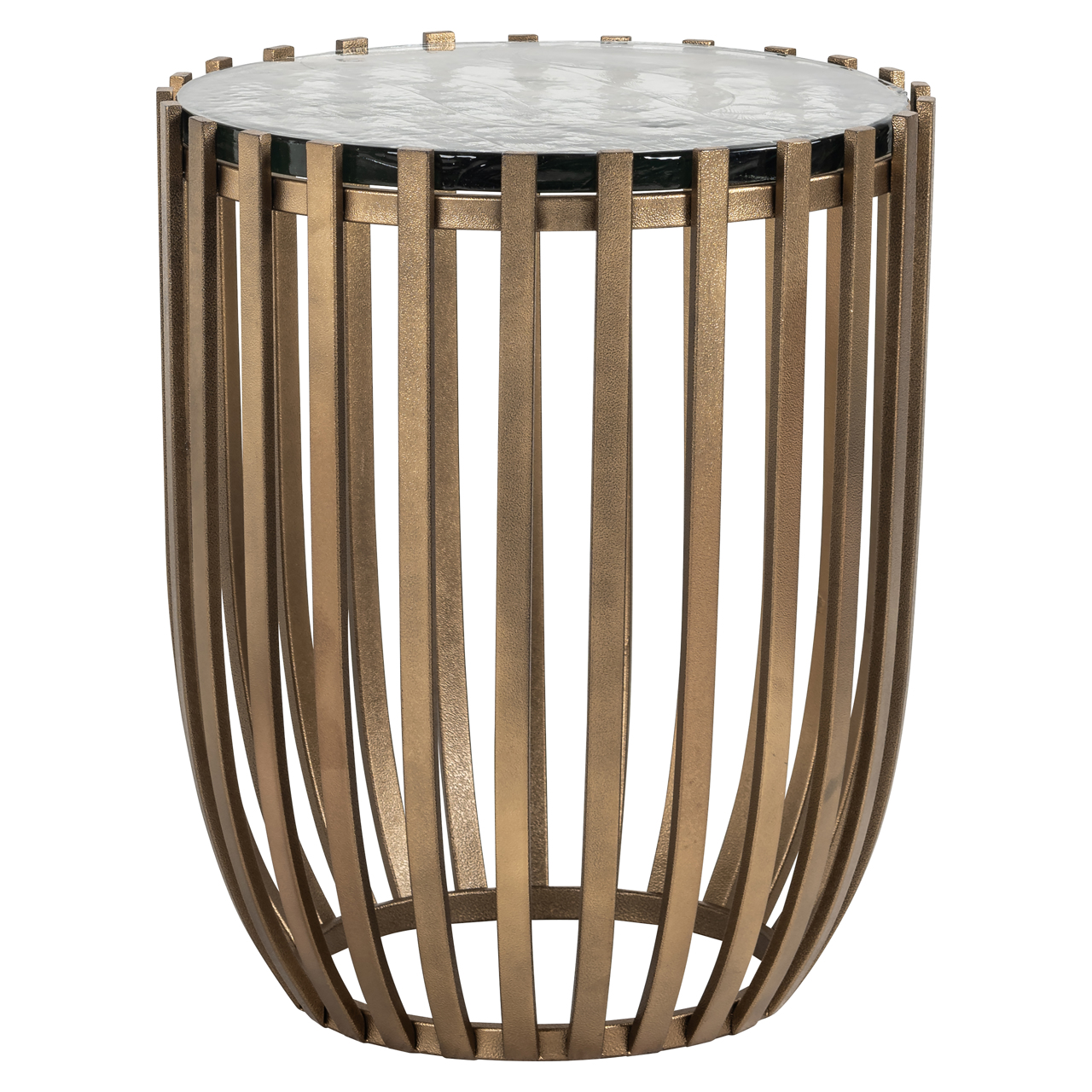 Richmond Interiors Bijzettafel Volante gold 47,5Ø