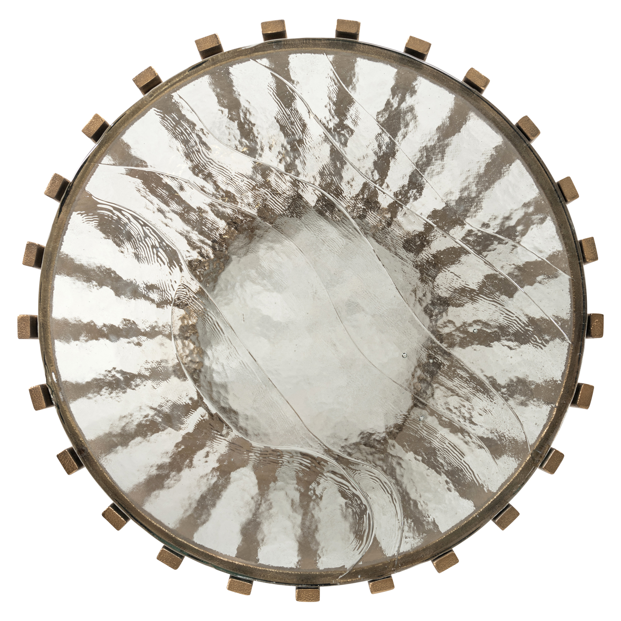 Richmond Interiors Bijzettafel Volante gold 47,5Ø