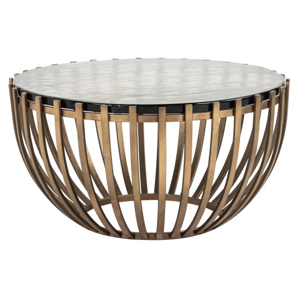 Richmond Interiors Salontafel Volante gold 84Ø