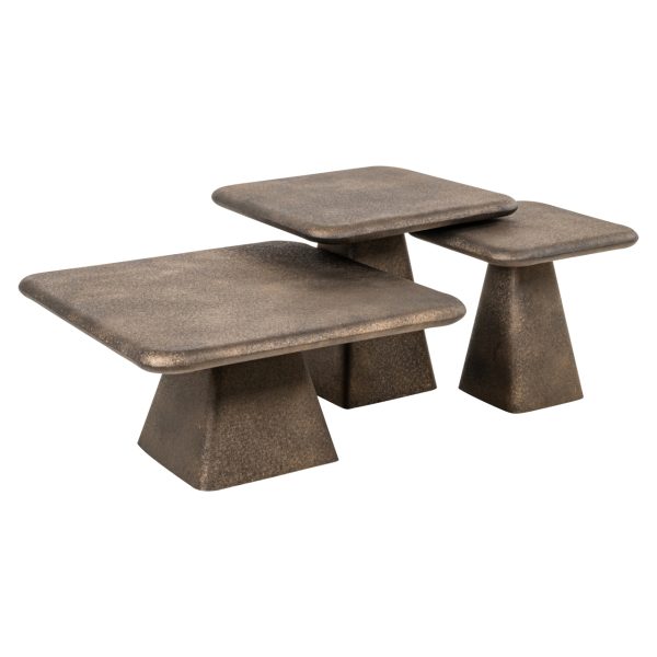 Richmond Interiors Salontafel Marlie gold (Set of 3)