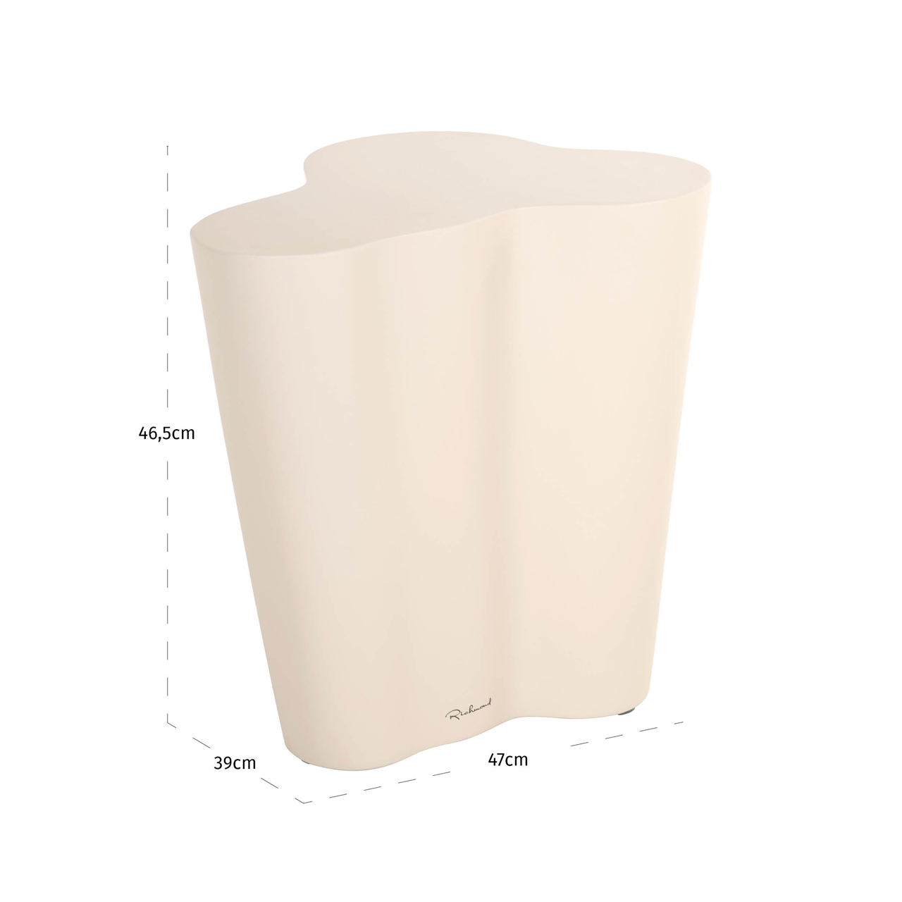 Richmond Interiors Outdoor bijzettafel Urban Bloom sandstone