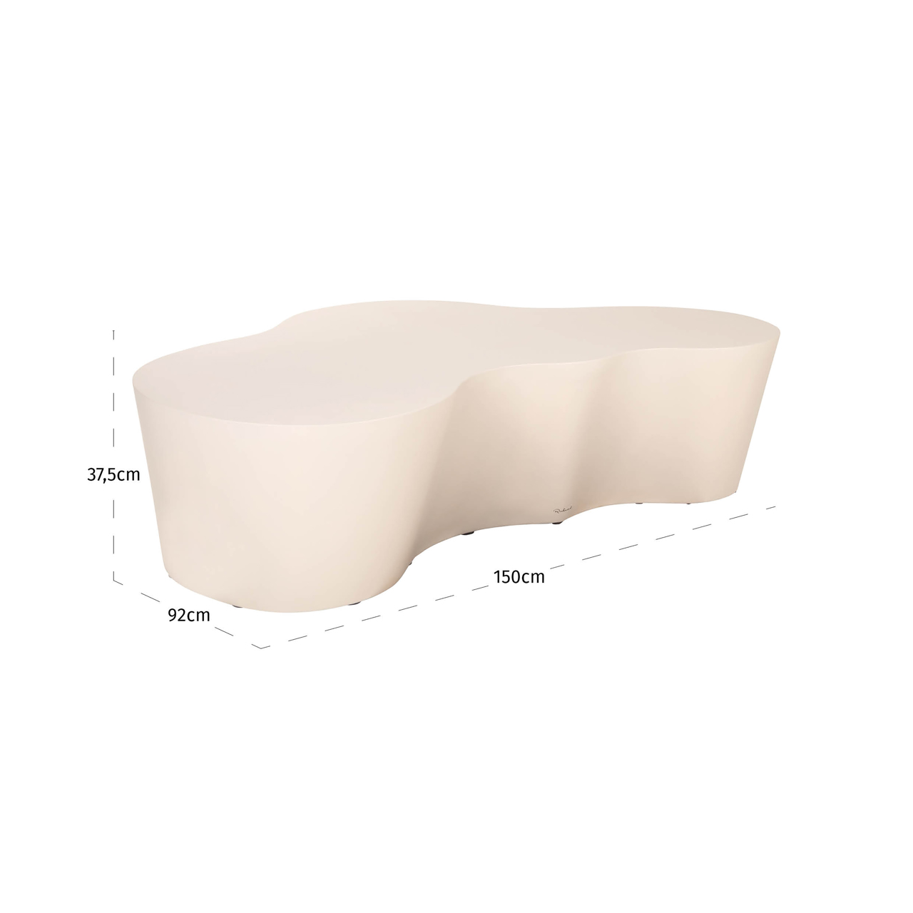 Richmond Interiors Buiten salontafel Urban Bloom sandstone