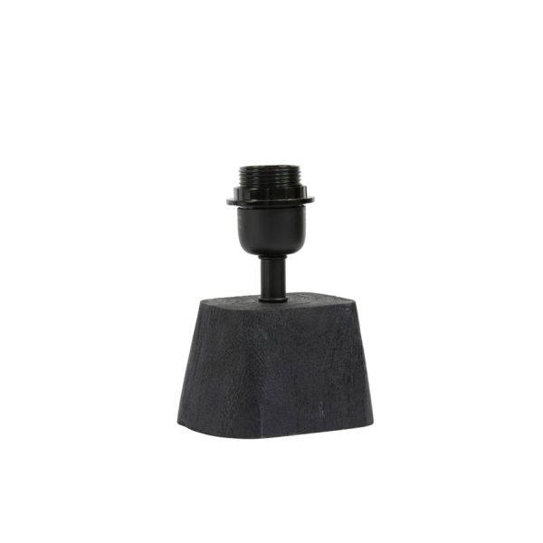Light & Living Lampvoet 11x9x19 cm KARDAN hout mat zwart