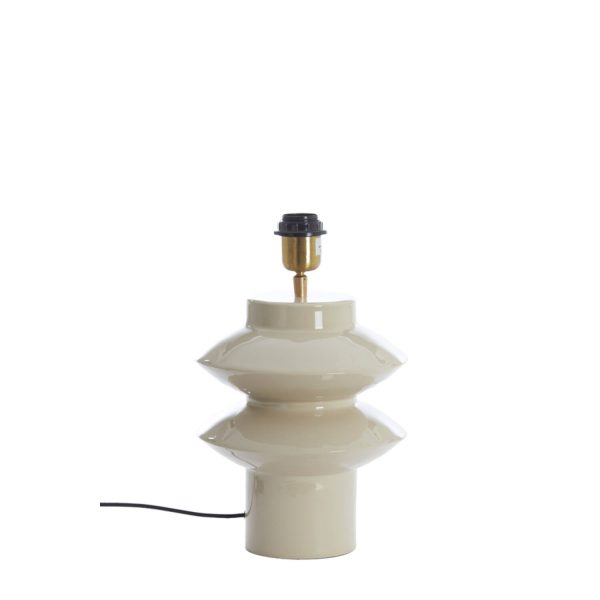 Light & Living Lampvoet Ø22x26 cm PETCH glans licht grijs