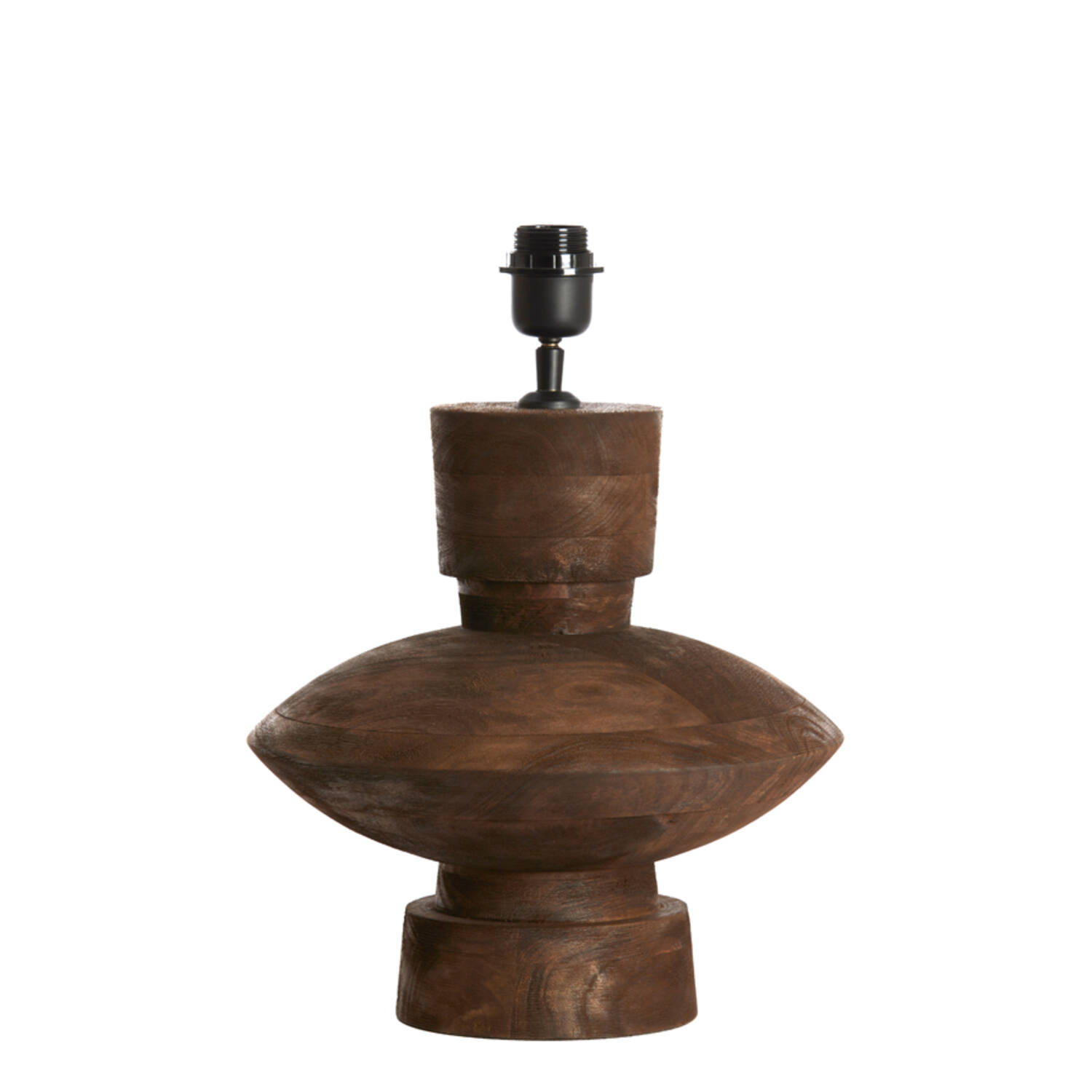Light & Living Lampvoet Ø31x31 cm FIERA hout mat donker bruin