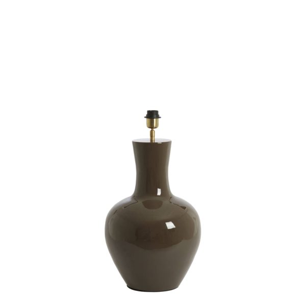 Light & Living Lampvoet Ø33x51 cm NANA glans donker bruin