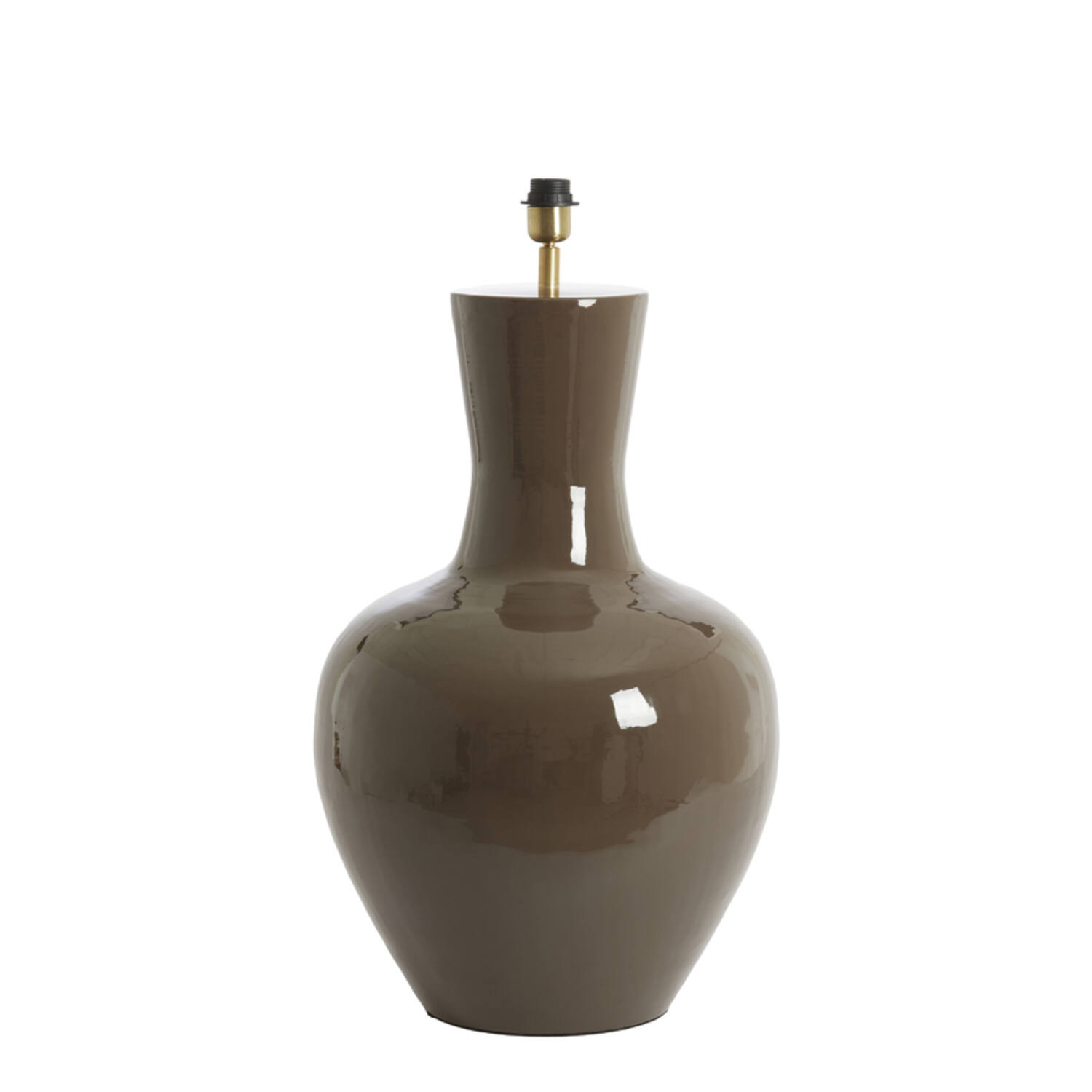 Light & Living Lampvoet Ø46x69 cm NANA glans donker bruin