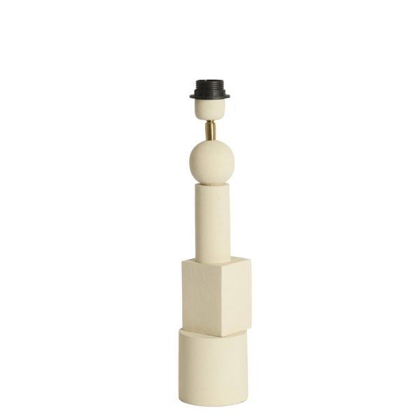 Light & Living Lampvoet Ø10x40,5 cm VIVIANE mat crème