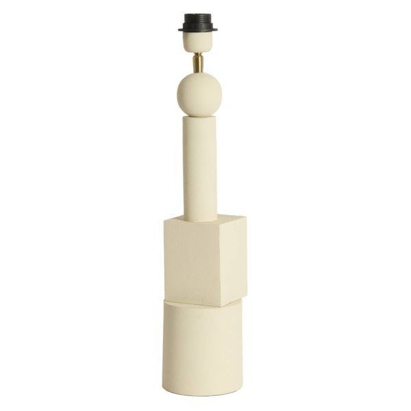Light & Living Lampvoet Ø13x50 cm VIVIANE mat crème