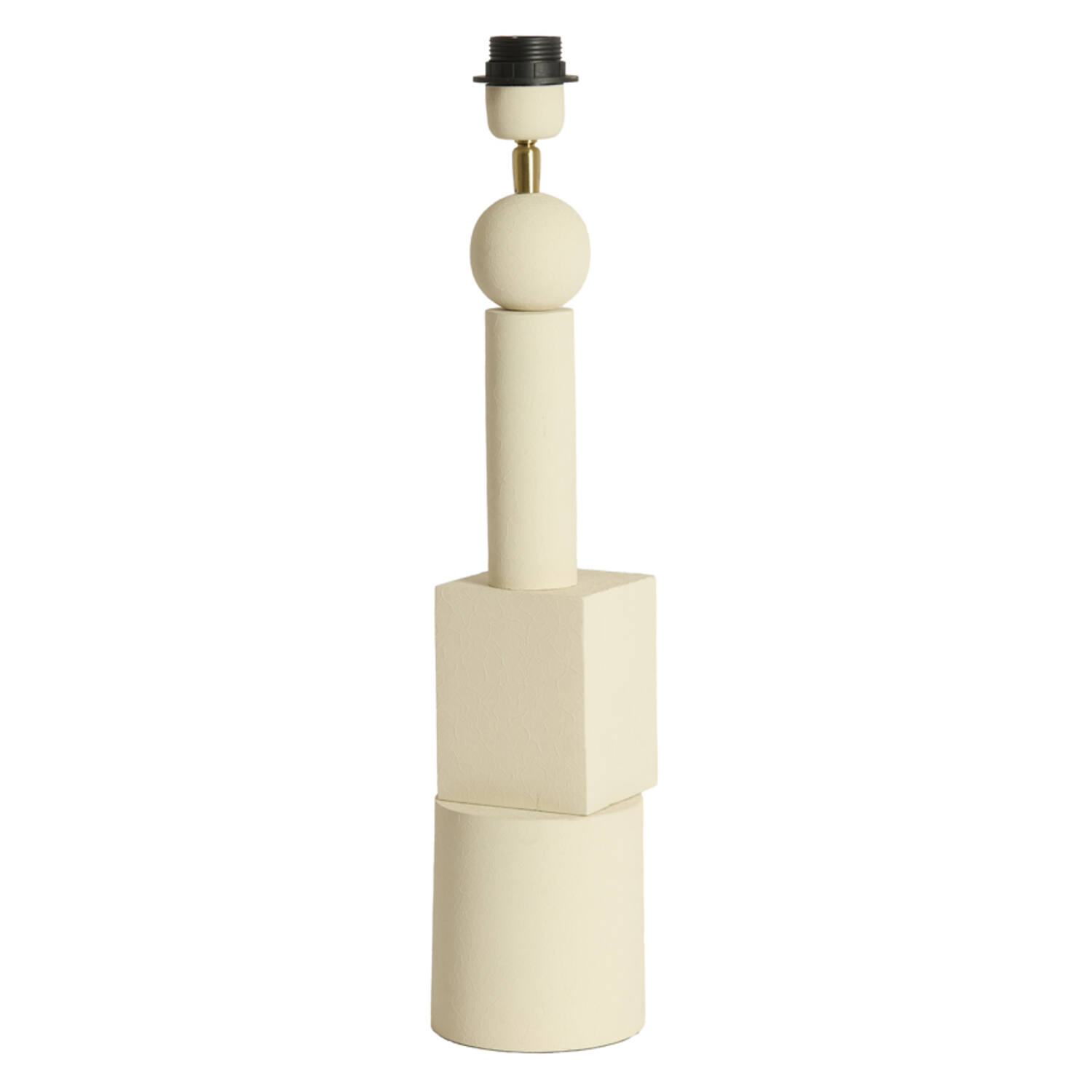 Light & Living Lampvoet Ø13x50 cm VIVIANE mat crème