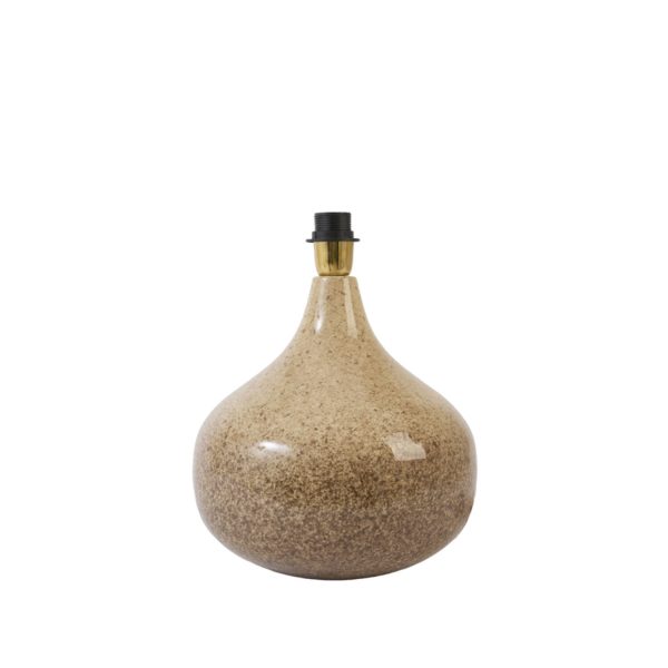 Light & Living Lampvoet Ø30x30 cm LUCIO glans crème-donker bruin