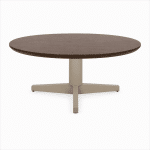 Nijwie MySons Salontafel 130, ovaal, poot Beige, Mango Brown Walnut - Scorpio Table Collection