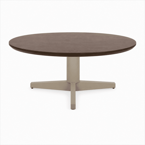 Nijwie MySons Salontafel 130, ovaal, poot Beige, Mango Brown Walnut - Scorpio Table Collection