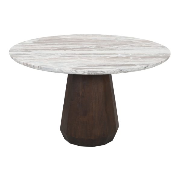 Richmond Interiors Eettafel Oberoy Blush beige 130Ø
