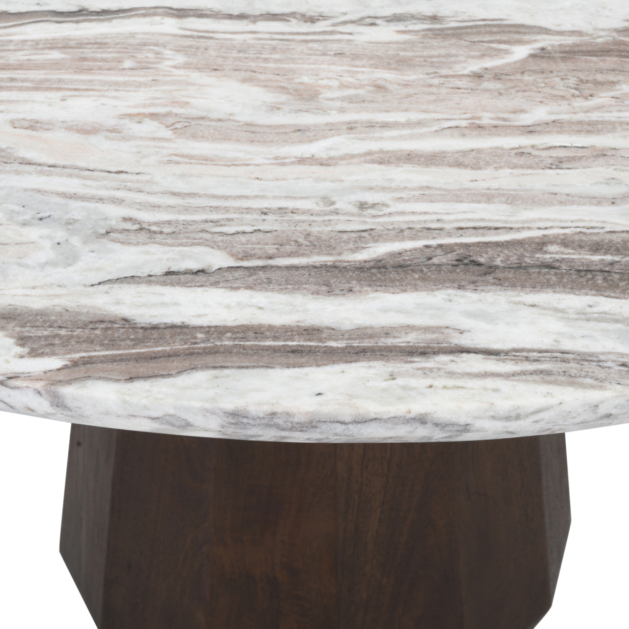 Richmond Interiors Eettafel Oberoy Blush beige 130Ø