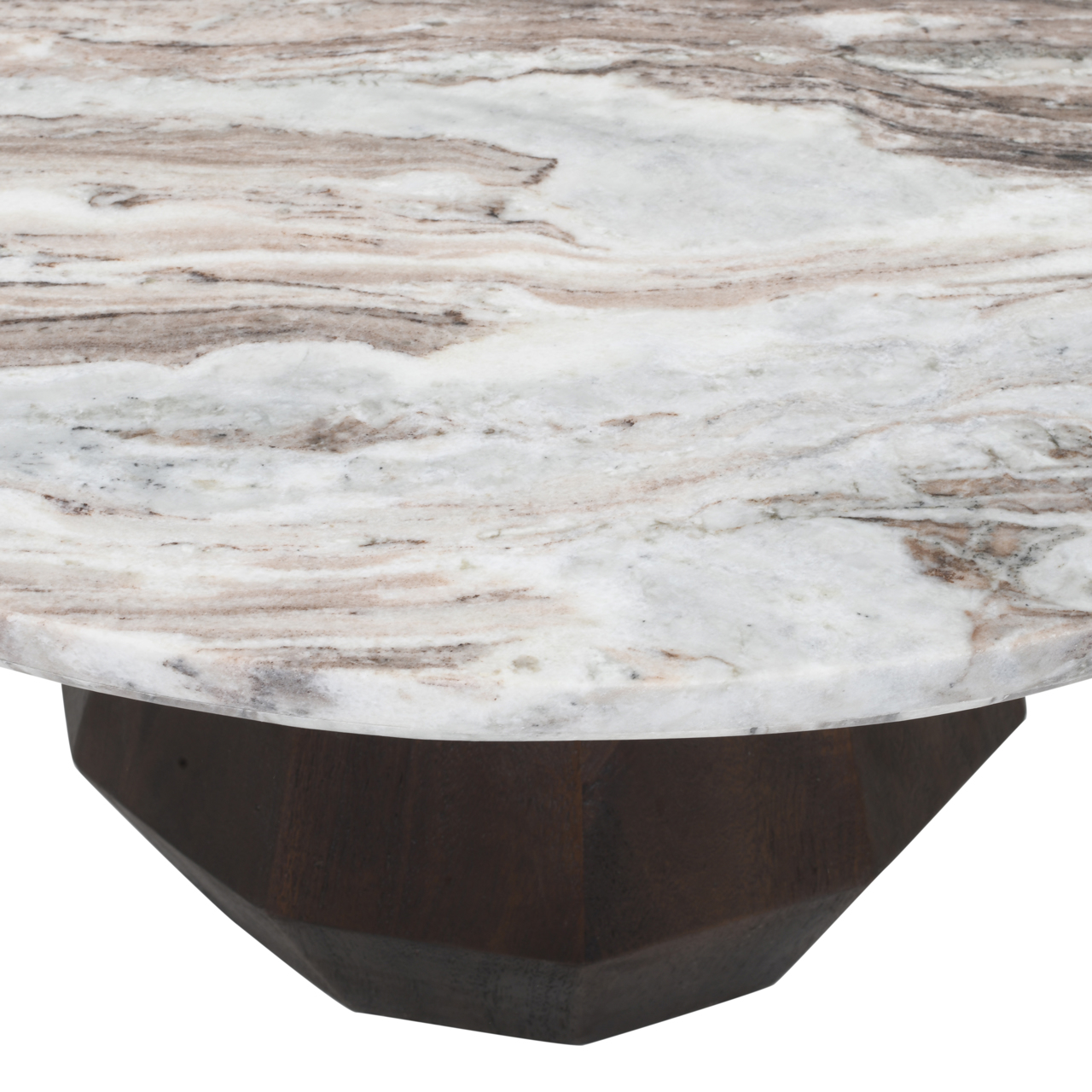 Richmond Interiors Salontafel Oberoy Blush beige 80Ø