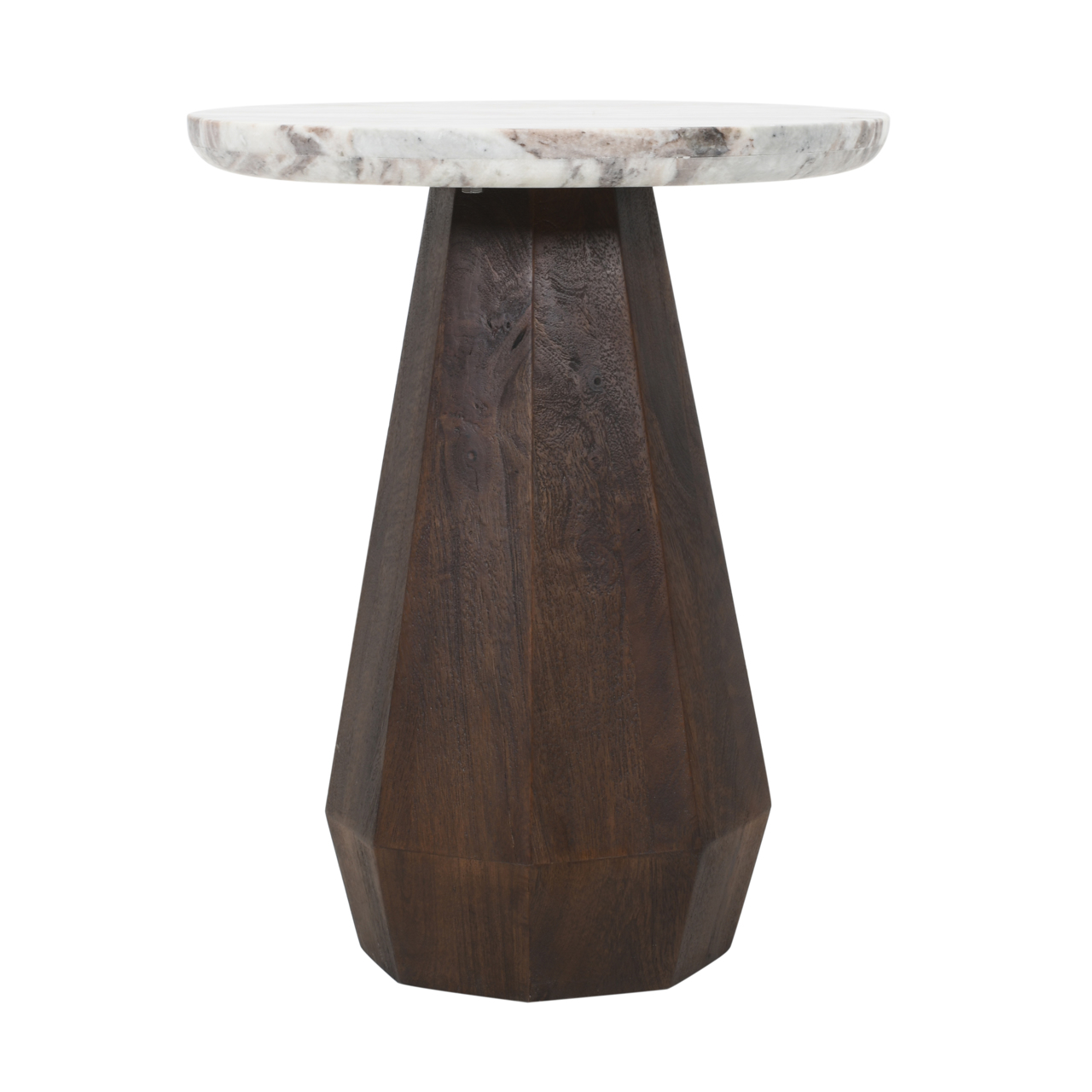 Richmond Interiors Bijzettafel Oberoy Blush beige 45Ø