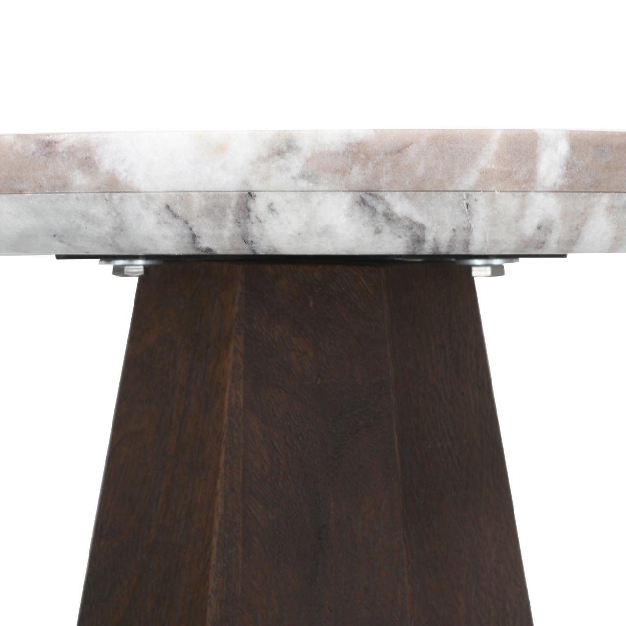 Richmond Interiors Bijzettafel Oberoy Blush beige 45Ø