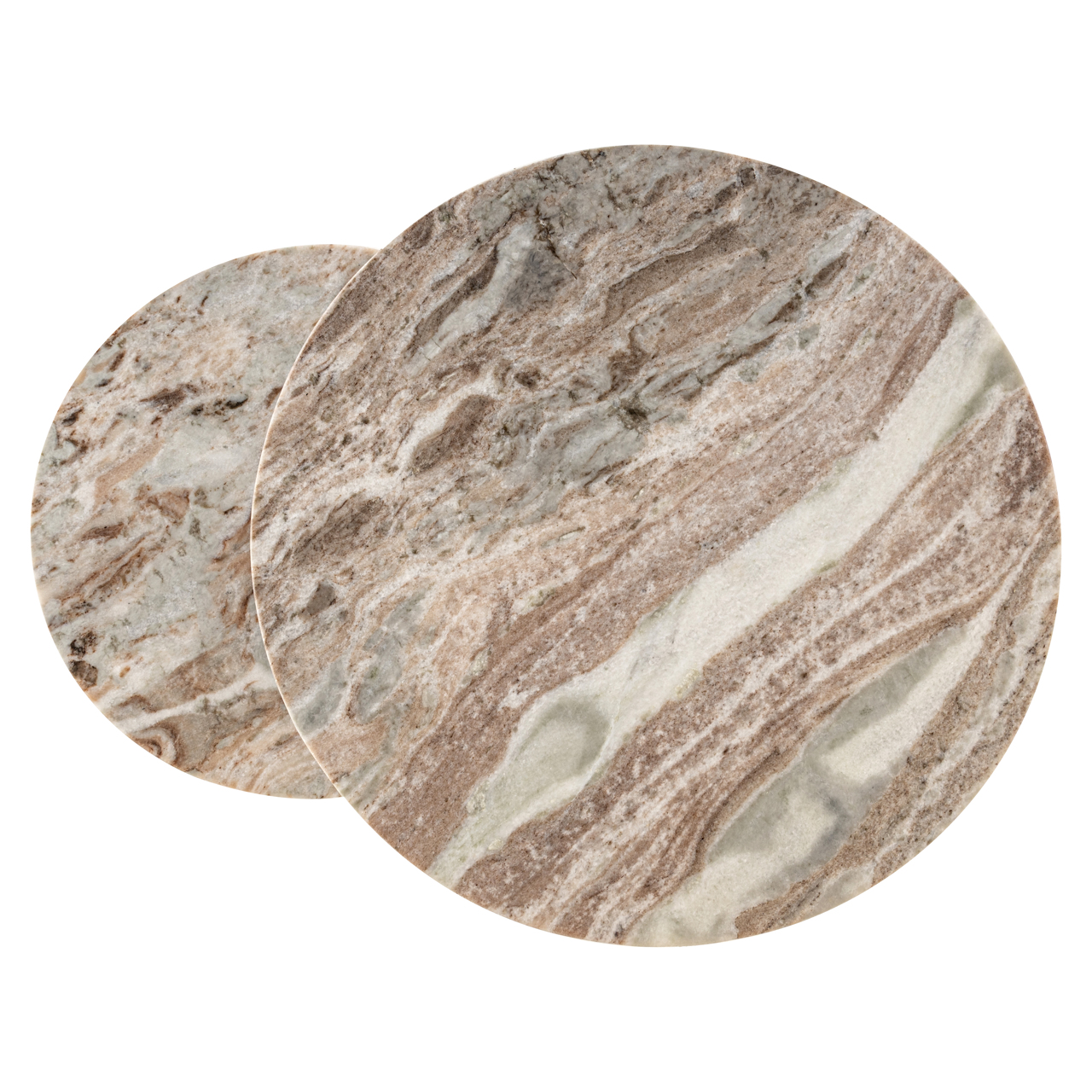 Richmond Interiors Bijzettafel Fairfax clay (Set of 2)