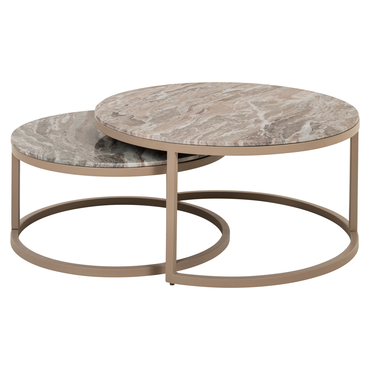Richmond Interiors Salontafel Fairfax clay (Set of 2)