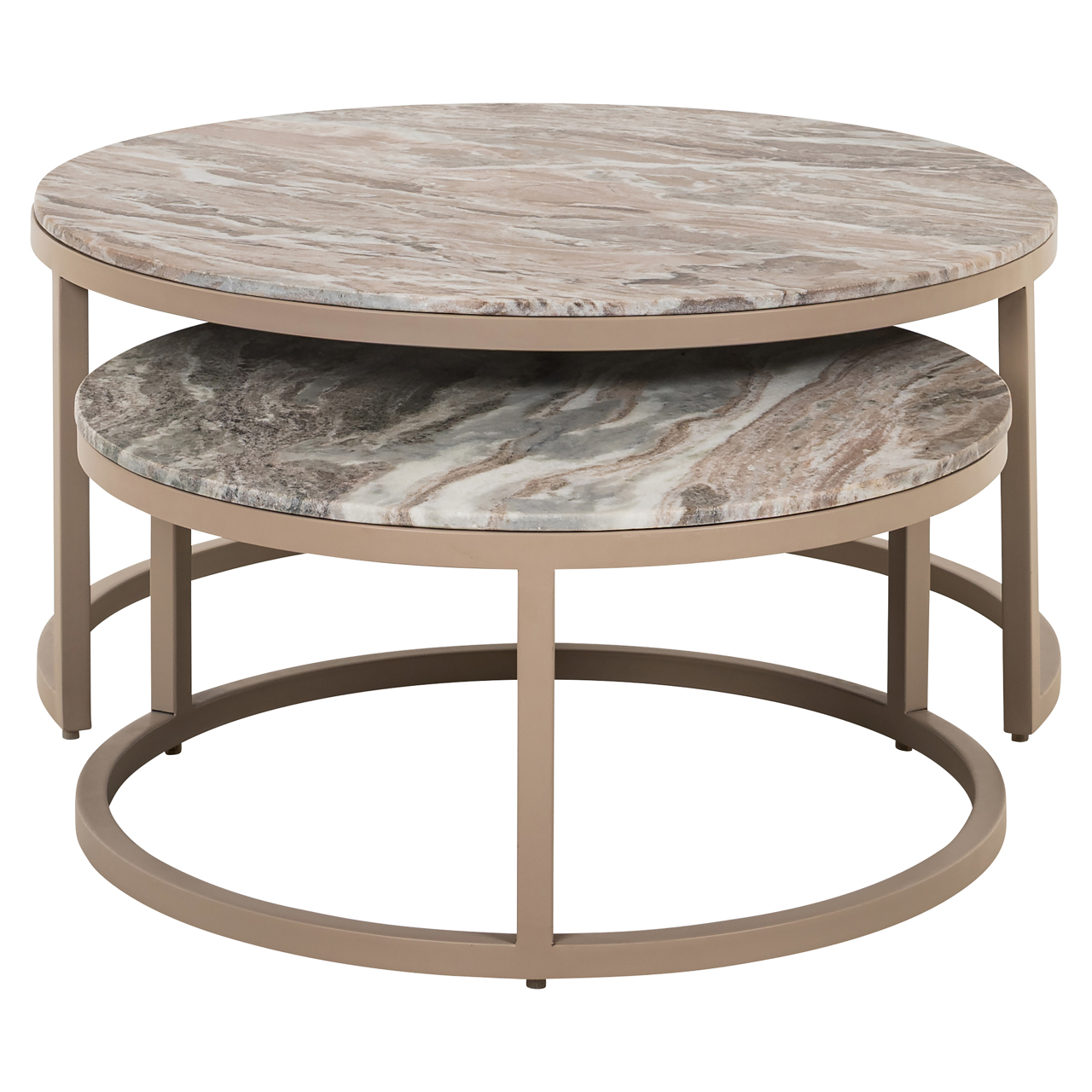Richmond Interiors Salontafel Fairfax clay (Set of 2)