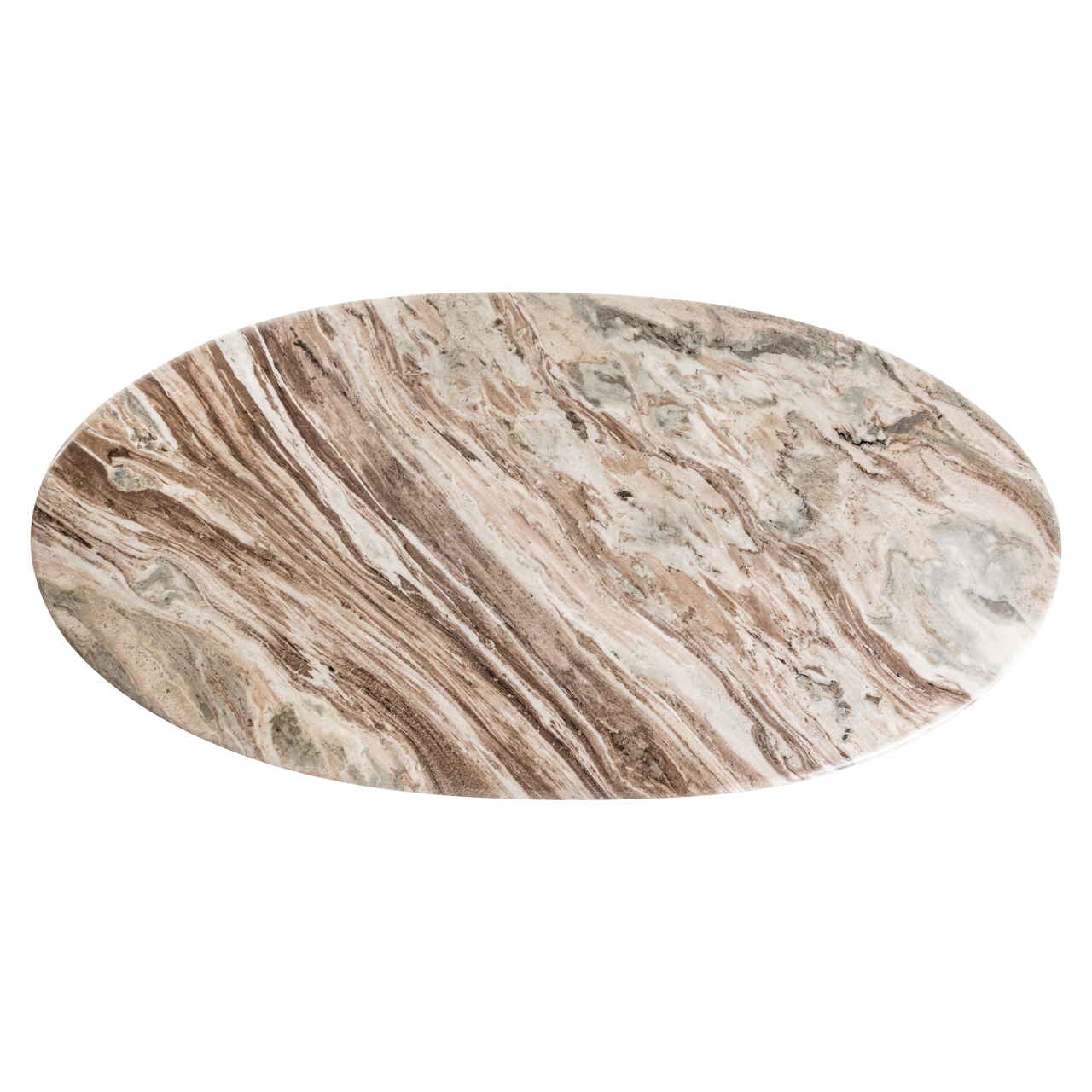 Richmond Interiors Eettafel Rashford Blush beige oval 200