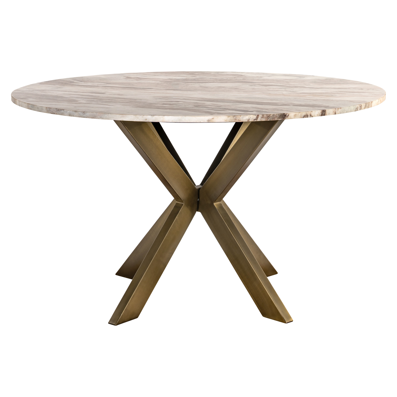 Richmond Interiors Eettafel Bottega Blush beige 140Ø