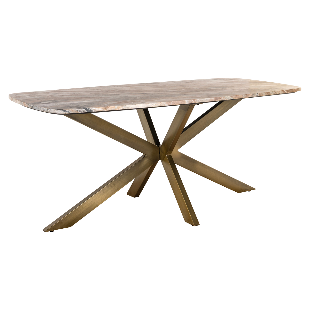 Richmond Interiors Eettafel Bottega Blush beige danish oval 190