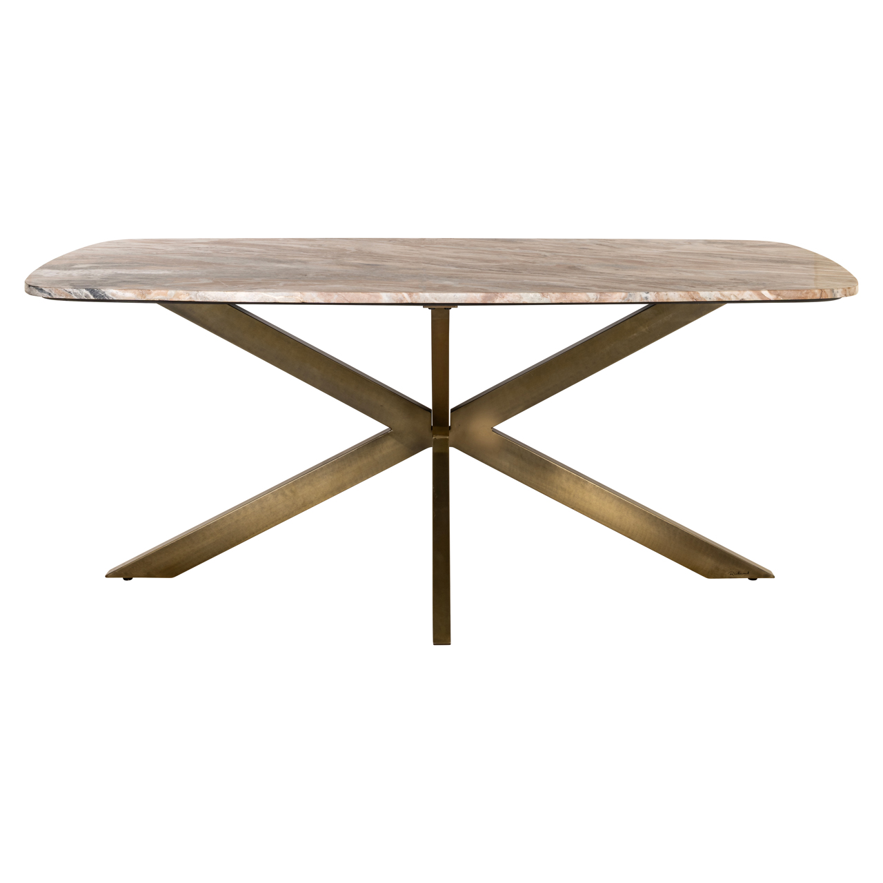 Richmond Interiors Eettafel Bottega Blush beige danish oval 220