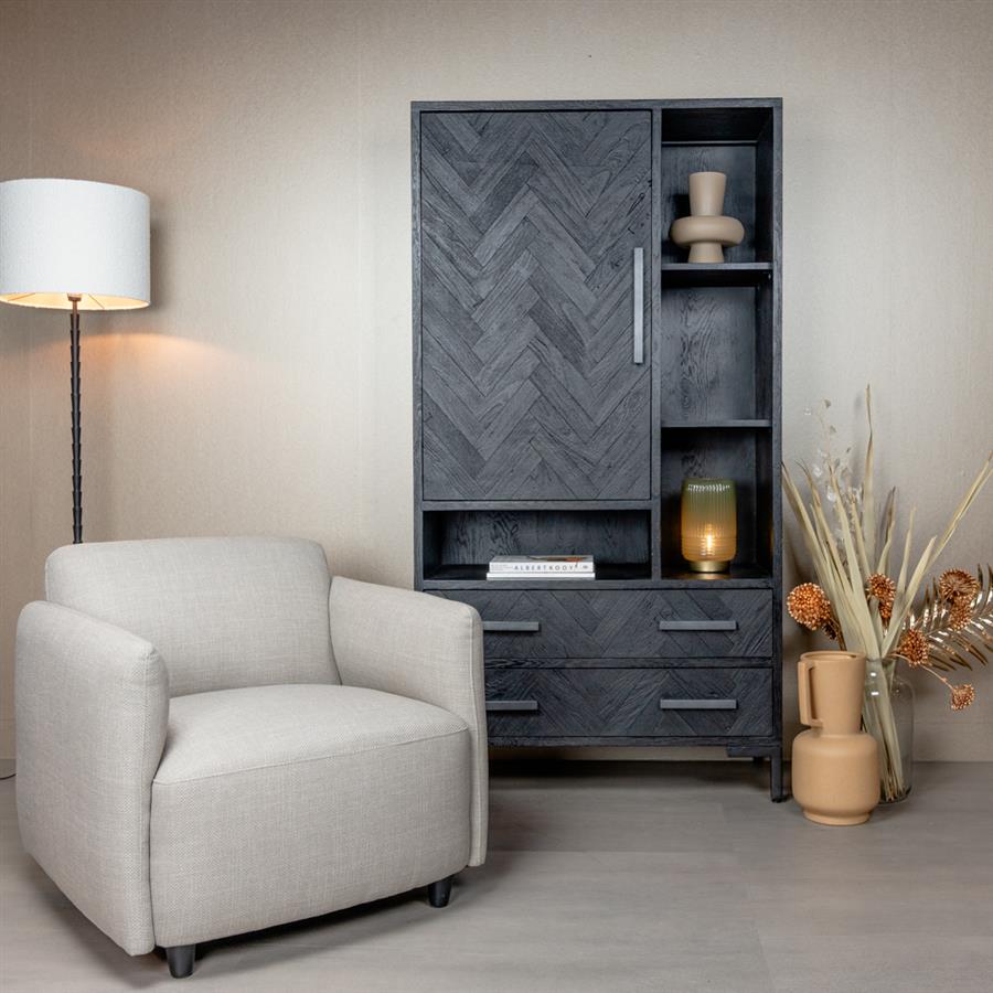 Tower Living Bradfort Fauteuil - fabric Montego 170 White