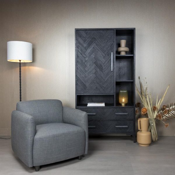 Tower Living Bradfort Fauteuil - fabric Montego 466 Grey