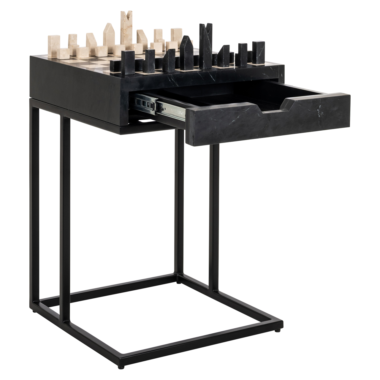 Richmond Interiors Bijzettafel Davos black