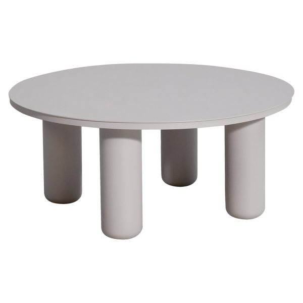 Richmond Interiors Buiten salontafel Quinn light beige  86Ø