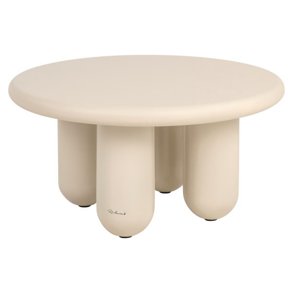 Richmond Interiors Salontafel Calma beige 80Ø