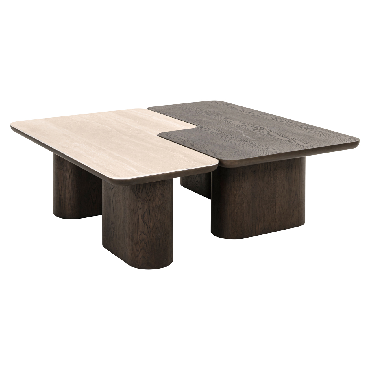 Richmond Interiors Salontafel Nando brown (Set of 2)