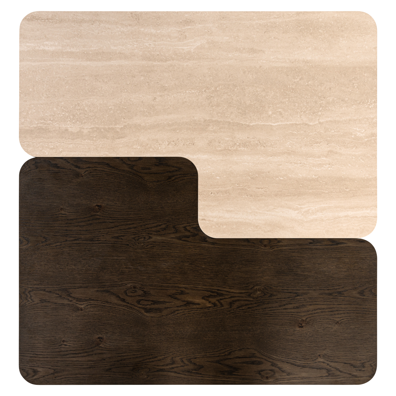 Richmond Interiors Salontafel Nando brown (Set of 2)