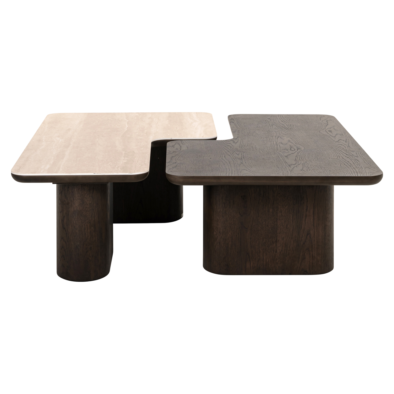 Richmond Interiors Salontafel Nando brown (Set of 2)